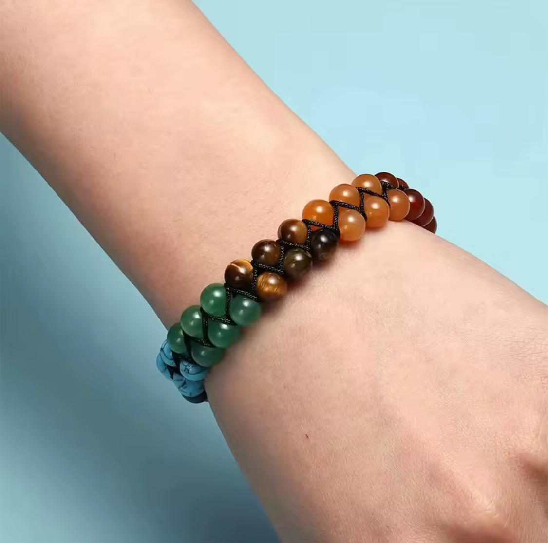 Bracelet 7 Chakras – Harmonie, Équilibre & Sérénité